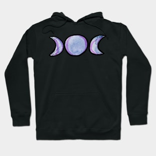 Triple Moon Artwork Hoodie